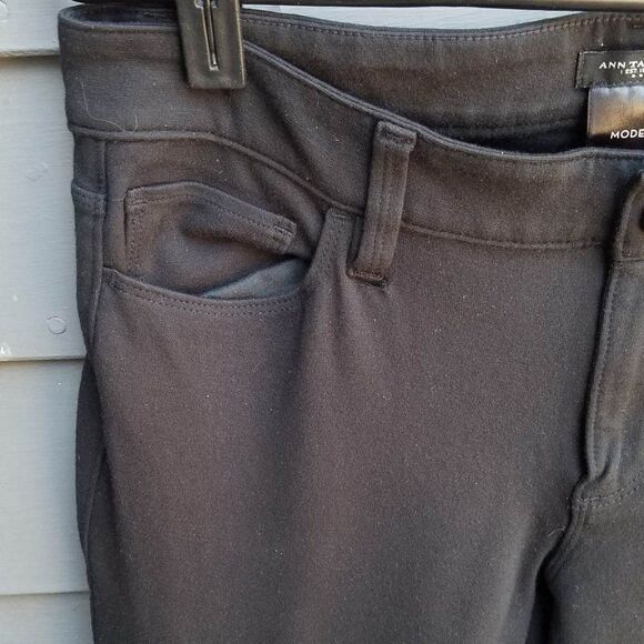 Ann Taylor Modern Black Pants Size 6 - Picture 4 of 6